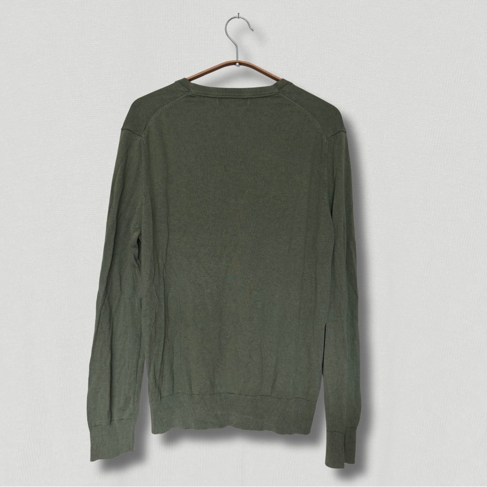 Banana Republic Olive V-Neck Sweater for Men - Picture 2 of 4